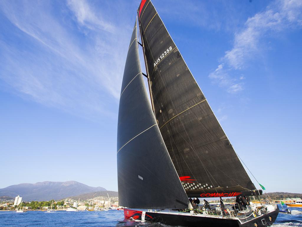 Comanche sails up the River Derwent. Picture: RICHARD JUPE