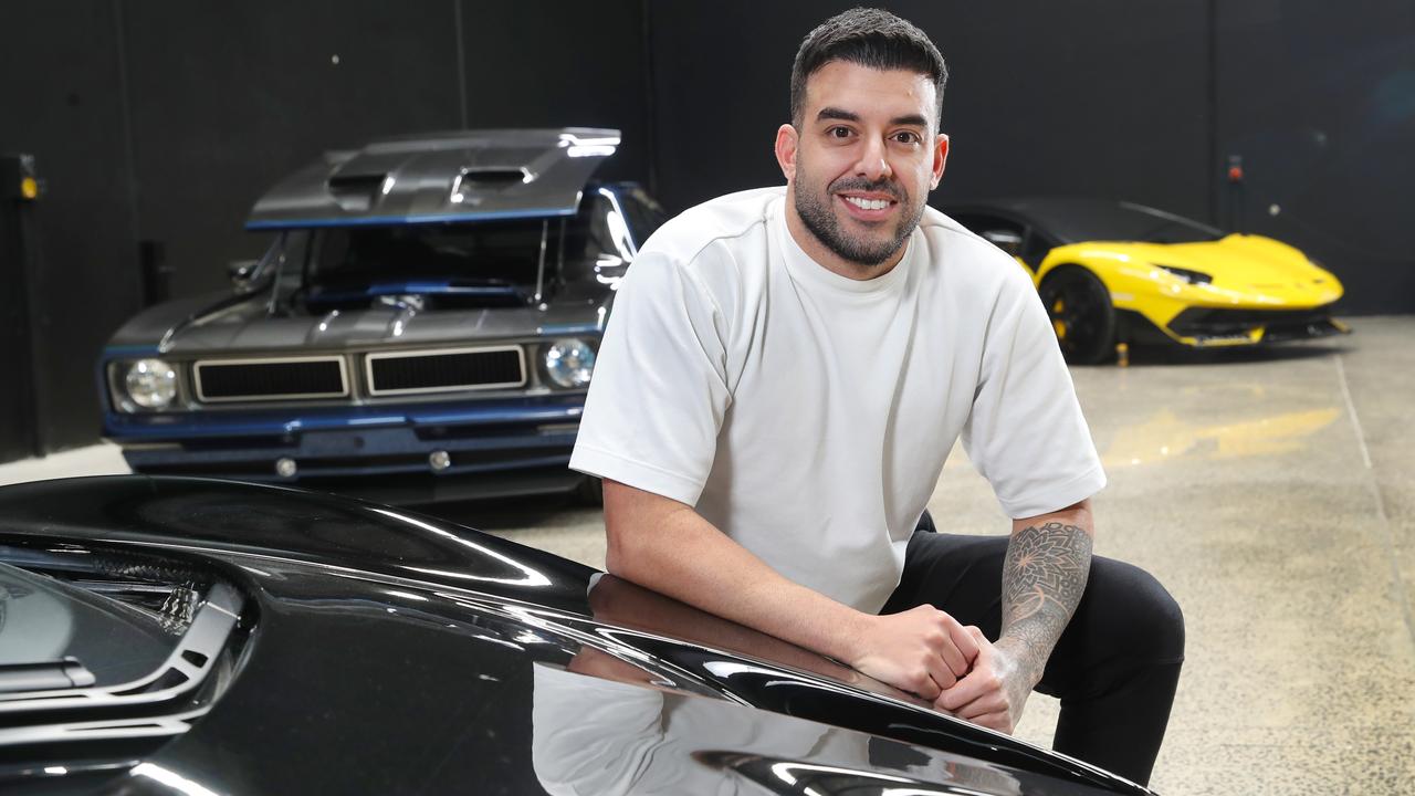 Lambo guy Adrian Portelli took on an “awesome job” in Adelaide helping hundreds of families that turned up to see him in action. Picture: NewsWire/ David Crosling