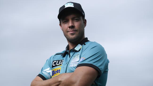 AB De Villiers has arrived in Australia and is due to make his BBL debut on Tuesday.