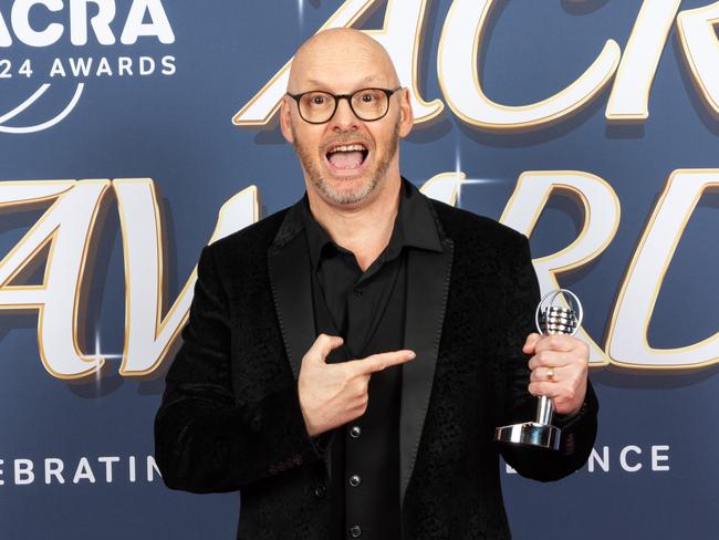 Ugly Phil won the ACRA award for Best Music Host (Metro), at last month’s ACRA awards. Picture: supplied