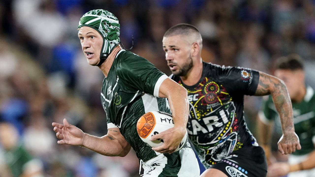 Kalyn Ponga in action for the Maori Kiwis. Picture: AAP Image/Dave Hunt