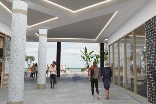 Artist impression of the proposed redevelopment of the Paradise Centre in Surfers Paradise on the Gold Coast.