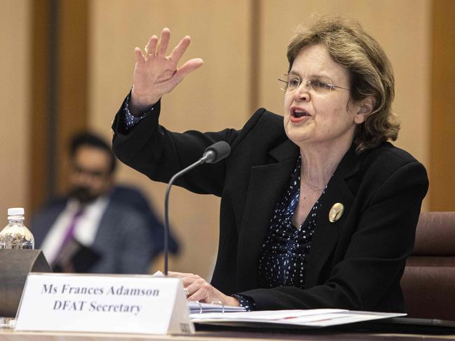 DFAT secretary Frances Adamson. Picture: Gary Ramage