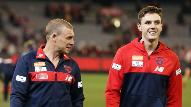 Gawn says Dee Jake Lever is a mature man. Pic: Michael Klein