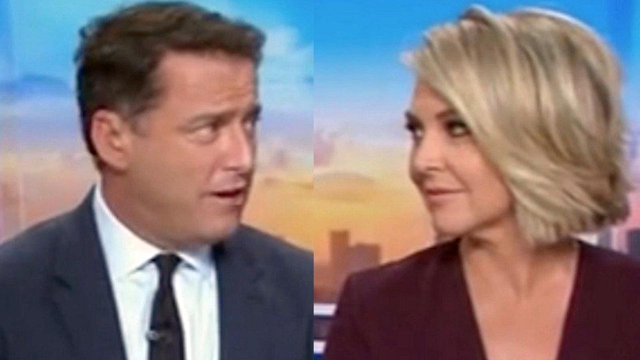 Rumours of tension between Gardner and Stefanovic abounded last year. Picture: Channel 9