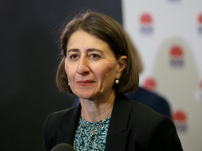 SYDNEY, AUSTRALIA - NewsWire Photos NOVEMBER 23, 2020: Premier Gladys Berejiklian pictured at a press conference where she provides a COVID-19 update. Picture: NCA NewsWire / Damian Shaw