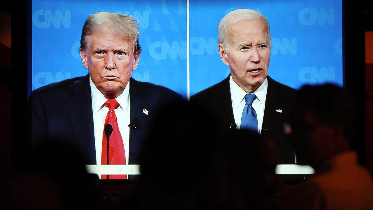 Donald Trump came out ahead, but Joe Biden did have strong points. Picture:  Getty Images via AFP.