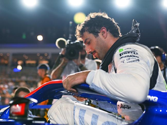 Daniel Ricciardo of Australia and Visa Cash App RB on the grid prior to the F1 Grand Prix of Singapore at Marina Bay Street Circuit on September 22, 2024 in Singapore, Singapore. Picture: Rudy Carezzevoli/Getty Images