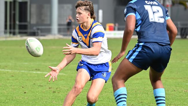 Jonah Anderson, pictured playing for ACT at the ASSRL under-18 national championships in 2023, was outstanding for Monaro. Picture: John Gass