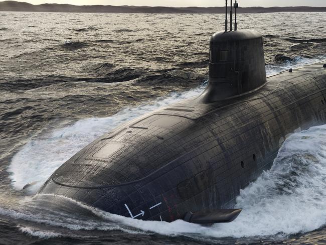 Render of the SSN-AUKUS Nuclear-Powered Submarine. Credit: BAE Systems