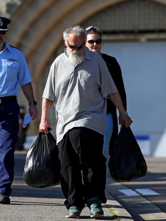 Michael Guider leaving Long Bay jail in 2019. Picture: Toby Zerna