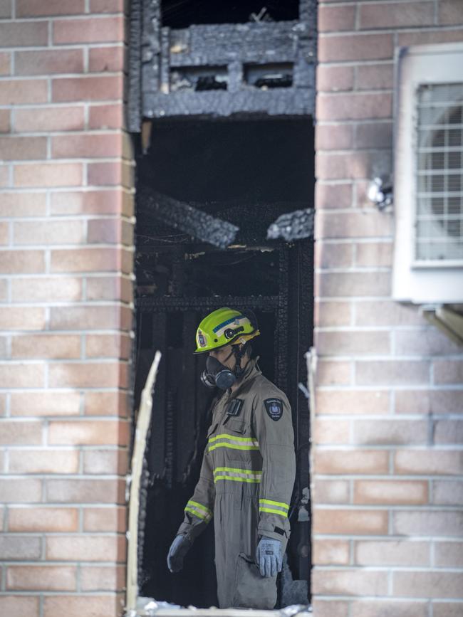 House fire Cadbury Road, Claremont. Picture: Chris Kidd