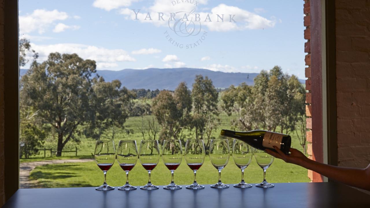 A wine tasting with a view at Yering Station in Victoria’s Yarra Valley.