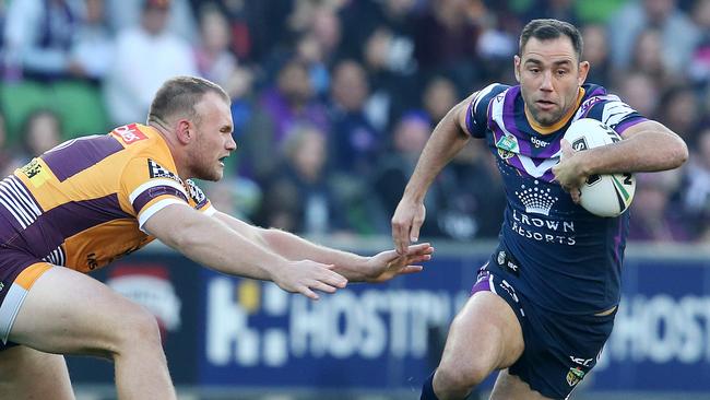 Cameron Smith was strong for the Storm. Picture: Michael Klein