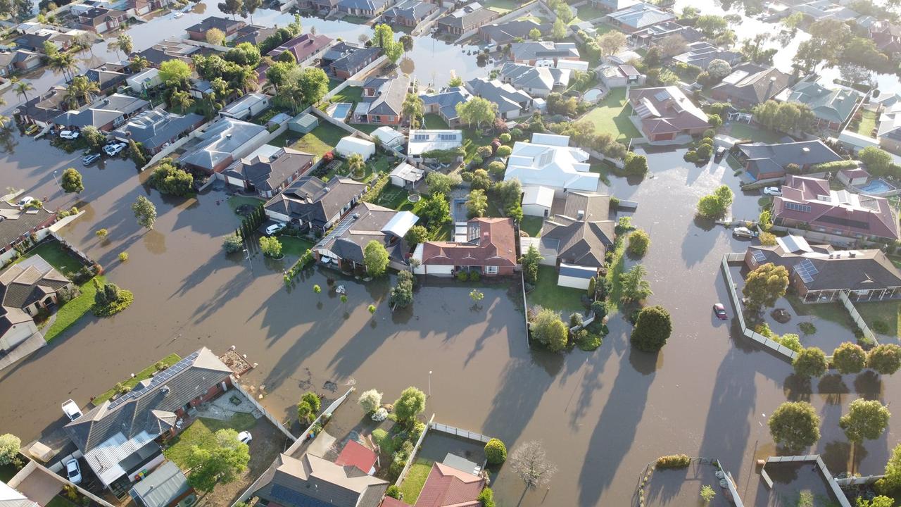 Flooding in Shepparton. Picture: Facebook