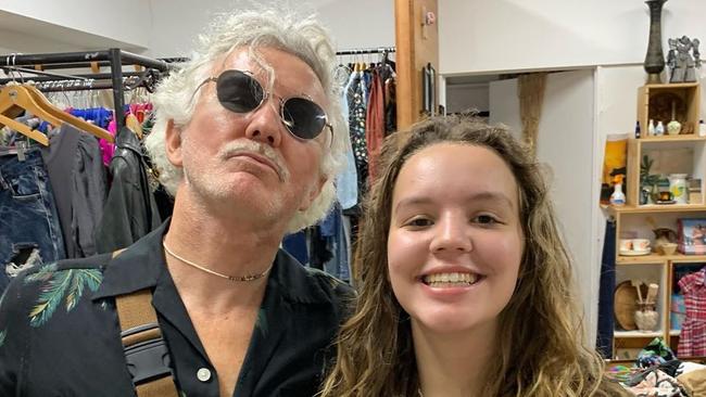 Hollywood director Baz Luhrmann and daughter Lily bought matching handmade pearl and ruby necklaces from The Other Shop in Cairns during a forced filming hiatus for an upcoming Elvis Presley biopic. PICTURE: THE OTHER SHOP / FACEBOOK