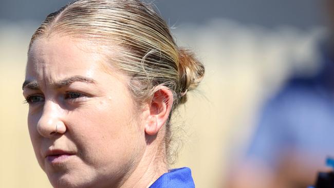 VFLW football: Darebin v WilliamstownWilliamstown's  Coach Penny Cula-Reid.Picture: Stuart Milligan