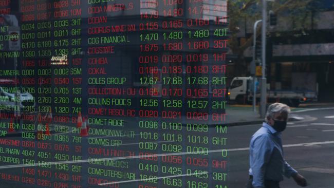 The ASX 200 ticked higher after the release of Thursday’s data while the Aussie dollar is hovering around 72 US cents. Picture: NCA NewsWire / Gaye Gerard