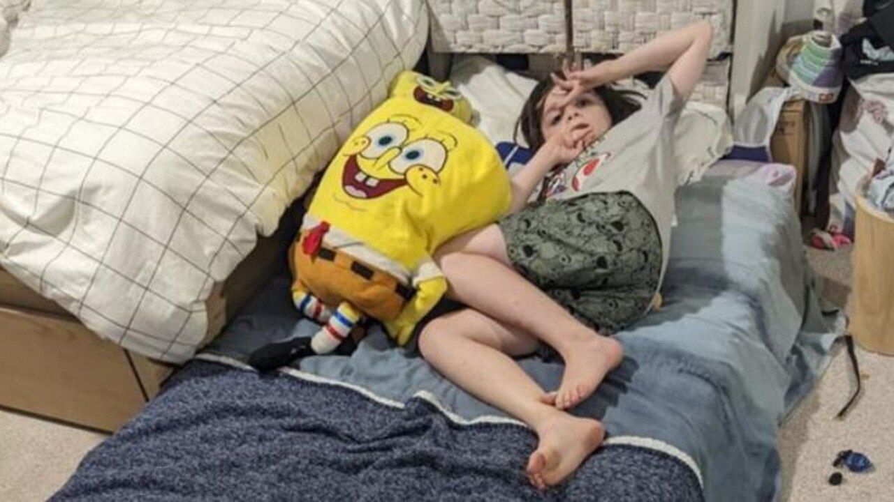 Marissa's 10-year-old son began feeling unwell on Saturday night. Picture: Supplied