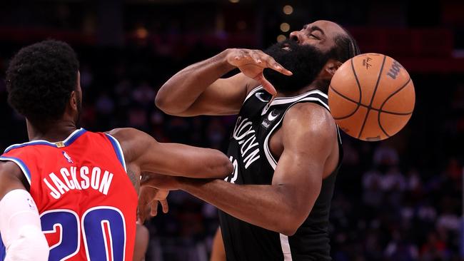 Harden was far from his best. Photo by Gregory Shamus/Getty Images