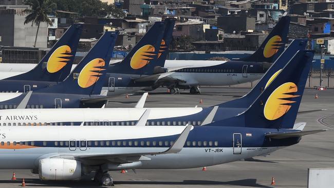 Jet Airways is just one of a string of airlines to get into trouble recently. Picture: Punit Paranjpe/AFP