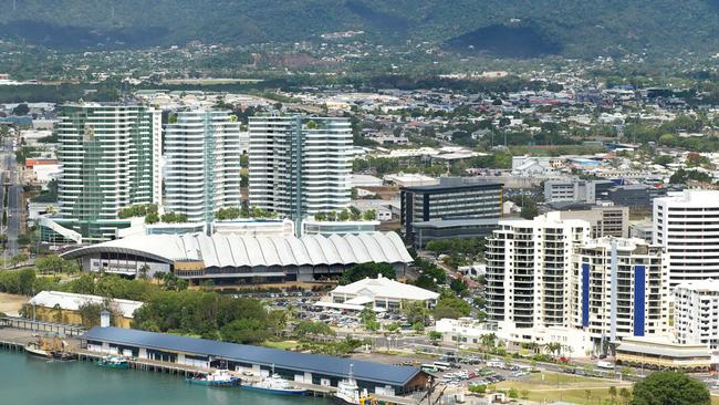 An artist's impression of the C3 three 23-storey towers planned for Sheridan St, Cairns opposite the Cairns Convention Centre. Image: Supplied