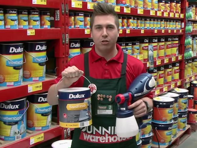 Bunnings Warehouse ad from 2015. Source: YouTube