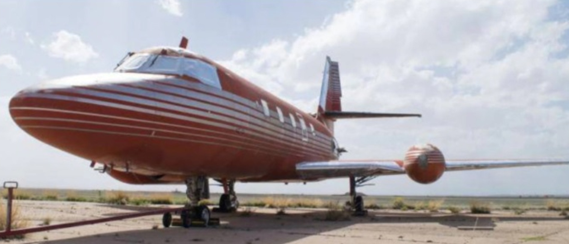 Elvis Presley purchased the 1962 Lockheed Jetstar in 1976, a year before his death. Picture: GWS Auctions