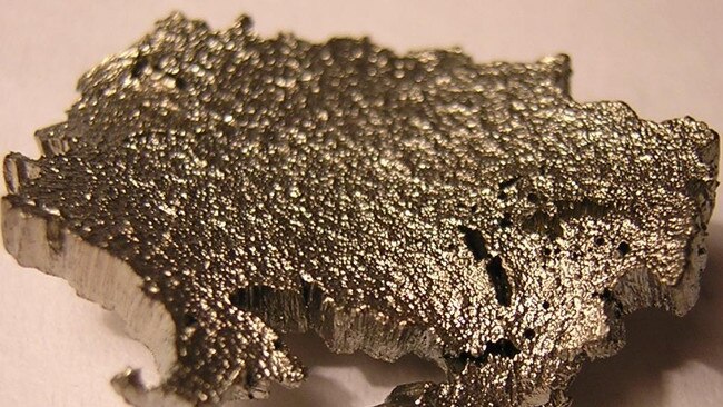 Rare earth material Scandium unearthed in Queensland. Photo: Supplied