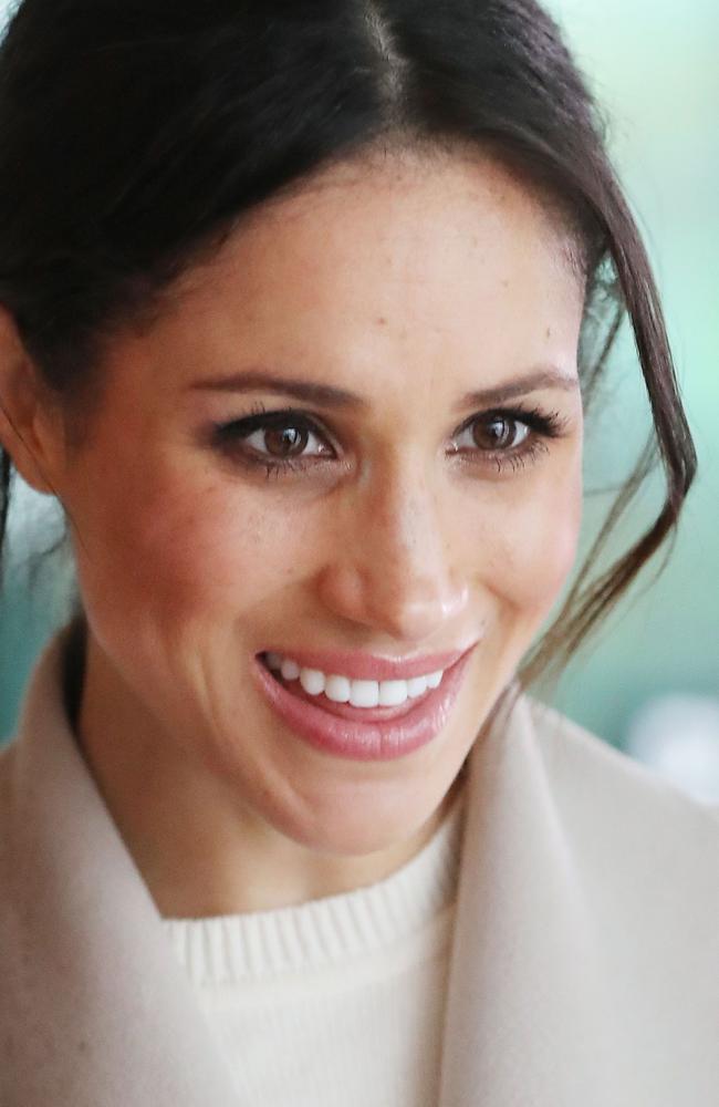 Meghan Markle was nicknamed ‘flower’ growing up. Picture: AFP/Pool/Niall Carson