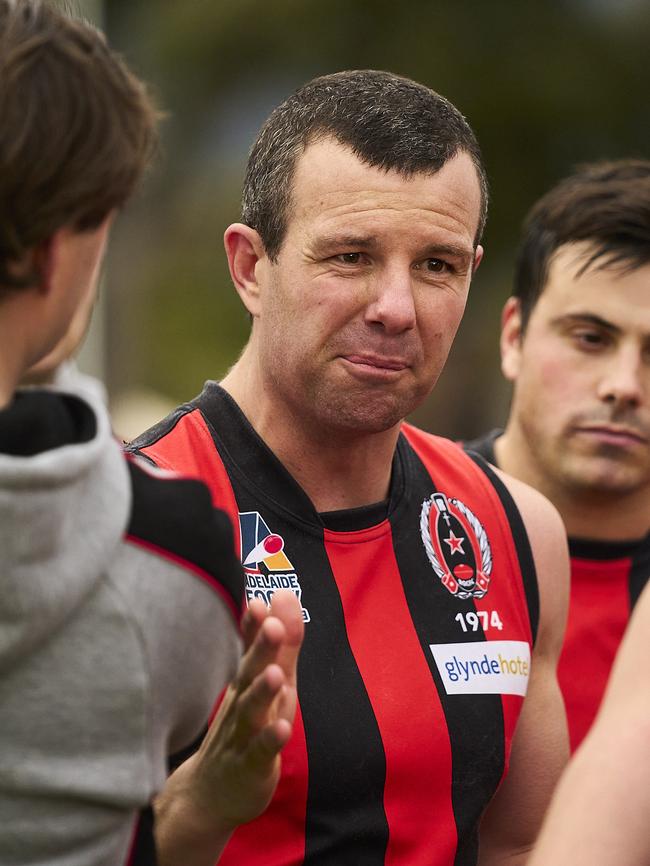 Nick Murphy shared playing coach duties with O’Malley this season. The former SANFL player joined ROC in 2020. Picture: Matt Loxton