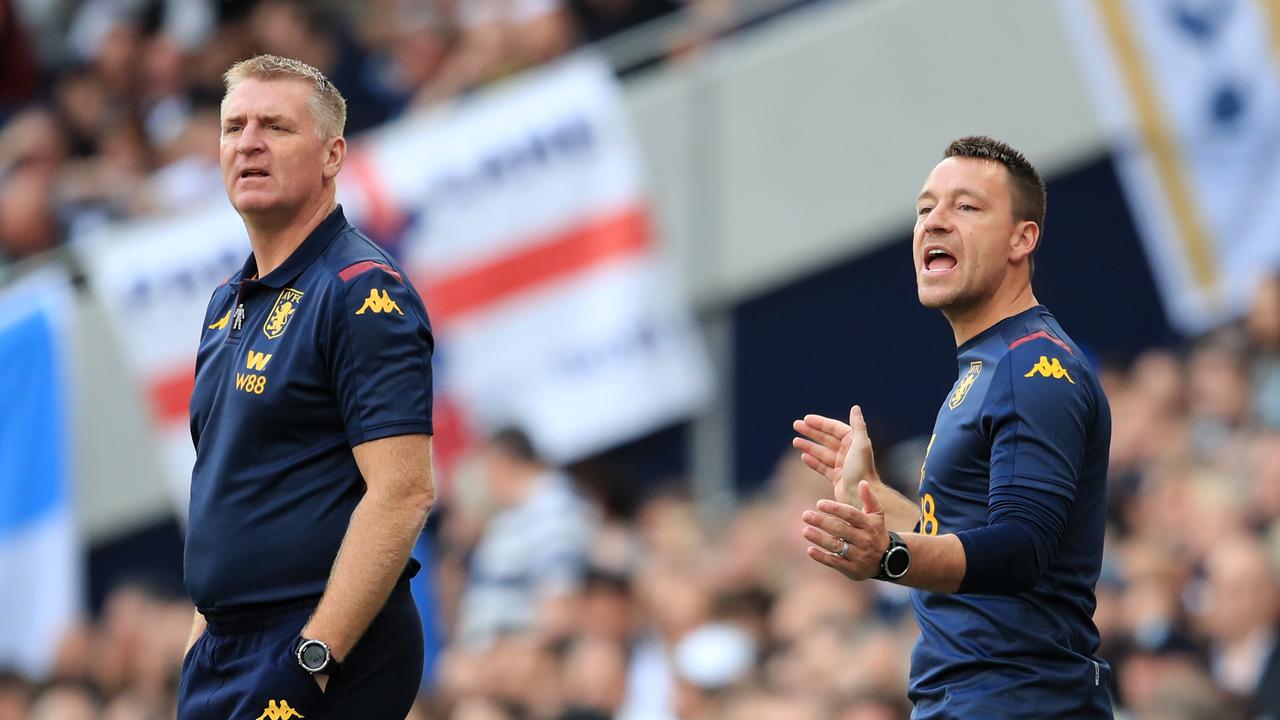 Dean Smith has rubbished a rumour about a spat with assistant manager John Terry
