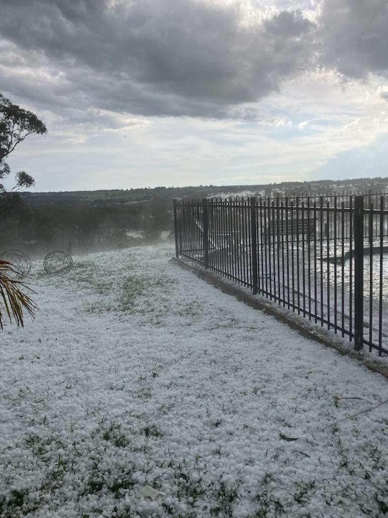 Casterton was ravaged by the wild weather. Picture: Karen Stephens/Facebook