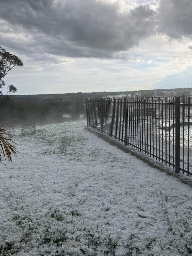 Casterton was ravaged by the wild weather. Picture: Karen Stephens/Facebook