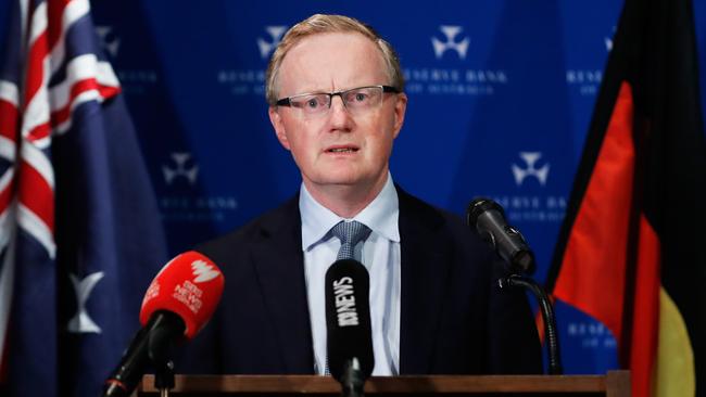 Governor of the Reserve Bank of Australia, Philip Lowe. Picture: Getty Images)