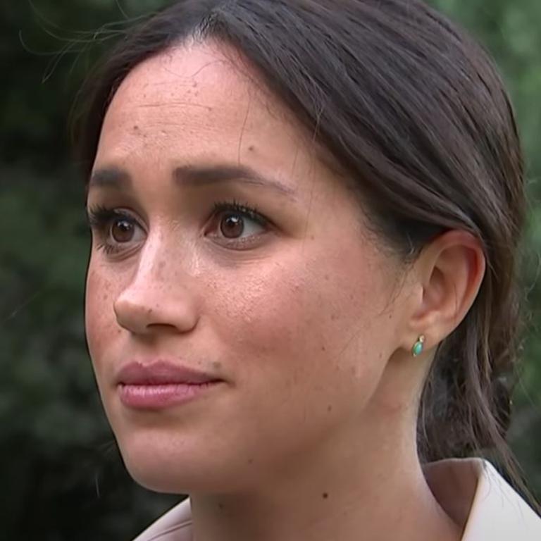 Meghan tearily telling Tom Bradbury that she didn't know what she was getting into when she joined the royal family. Picture: ITV.