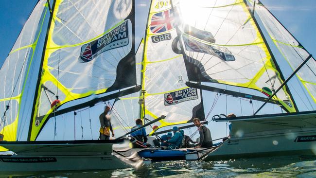 A quick time out at the world Nacra and 49er skiff championships.