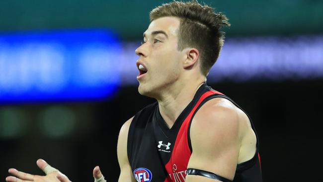 Zach Merrett has signed a new deal with the Bombers. Picture: AAP Image/Mark Evans