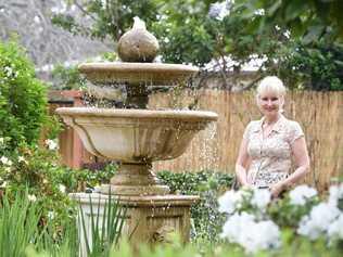 Maryborough Open Garden - Anne de Lisle in her garden at Stirling on North St. Picture: Alistair Brightman