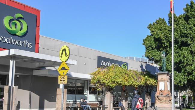 The attack took place in the car park of this Balmain Woolworths in July 2018. Picture: AAP Image/Peter Rae