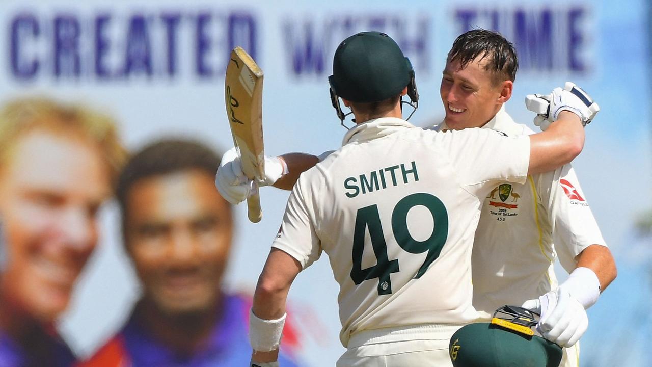 Marnus Labuschagne says there’s room for him and Steve Smith in the ODI side. Picture: AFP