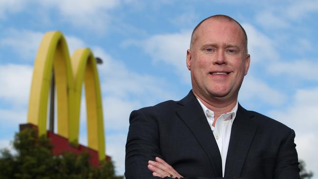 McDonald's CEO Andrew Gregory. Picture: Hollie Adams