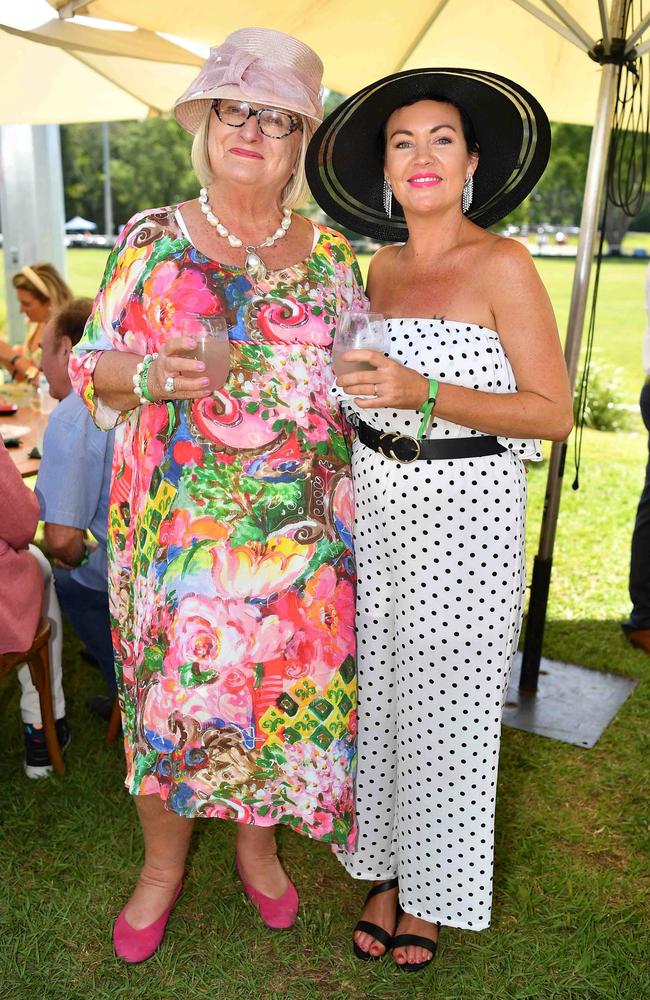 Robyn Kildey and Cassidy William at the Polo &amp; Provedores, Noosa. Picture Patrick Woods.