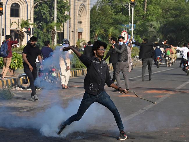 Violent protests have erupted across Pakistan. Picture: Arif Ali/AFP