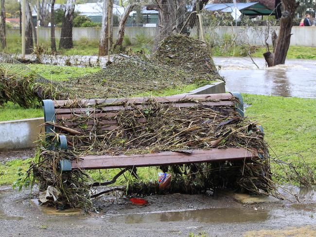 Flooding of the North Para River in the Barossa. Picture: Dean Martin.