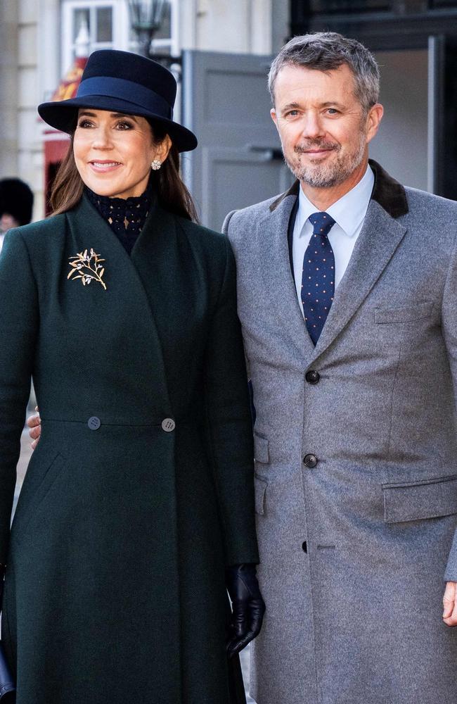 Prince Frederik and Princess Mary put on a united front. Picture: Ida Marie Odgaard / Ritzau Scanpix / AFP