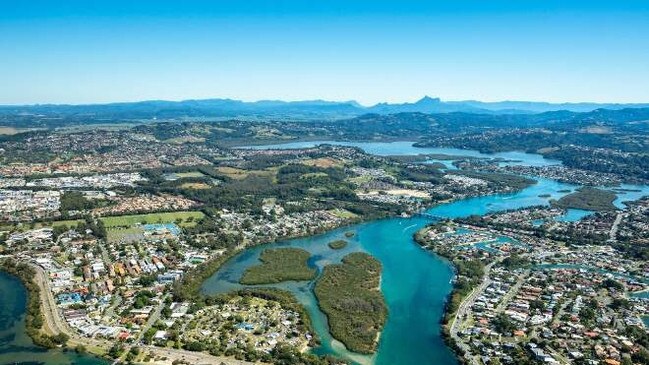 An aerial shot over the Tweed. Picture: Tweed Shire Council.