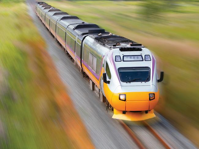 A trip between Melbourne and Geelong would take just 32 minutes on the fast rail line to be announced 21/3/19