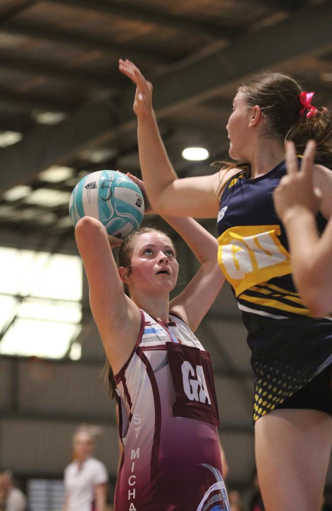 QISSN 2024 pool match between St Michael's College and St Catherine's Catholic College