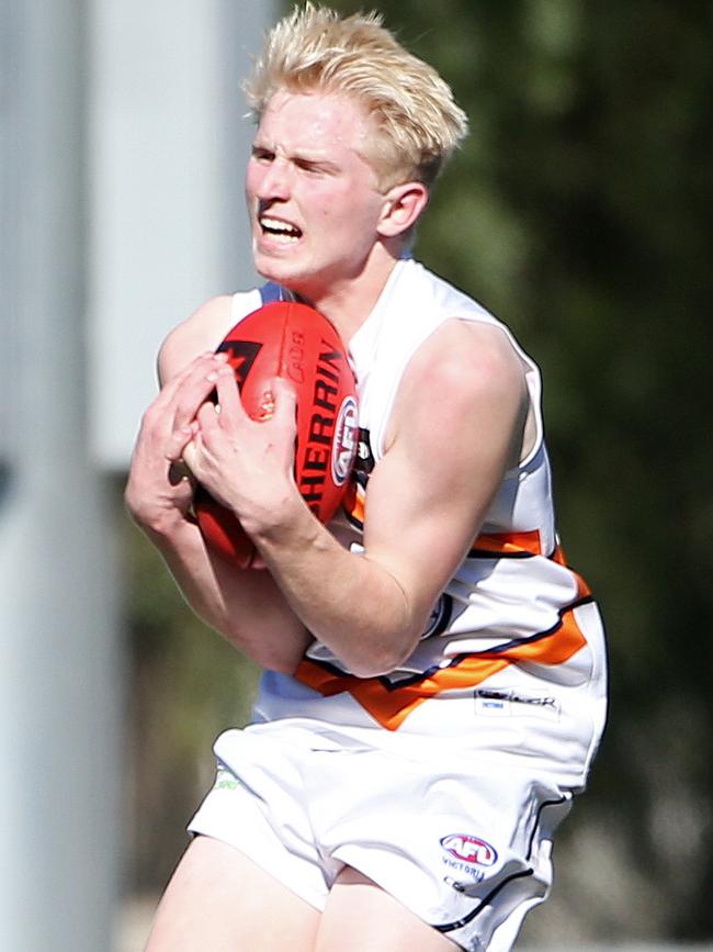 Jake Sutton in action for Calder Cannons.